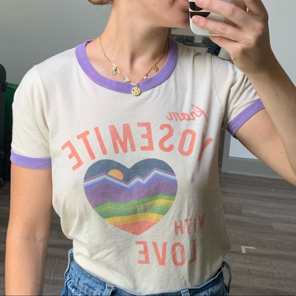 Vintage Yosemite Graphic Ringer T-Shirt - Picture 5 of 10